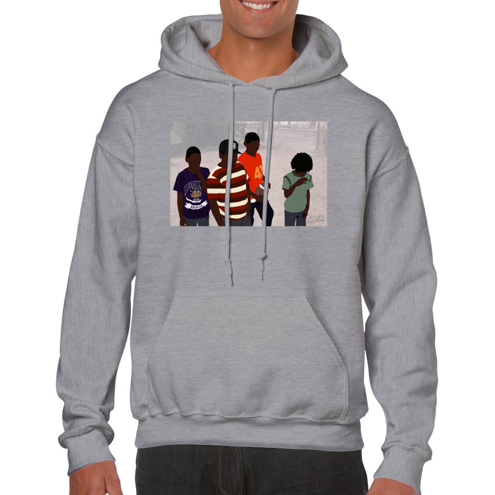 Boys In The Hood (Kids) Classic Unisex Pullover Hoodie